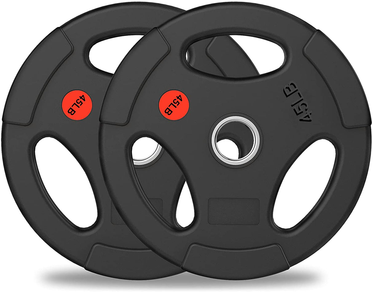 Premium Olympic Plates - Rubber Grip G&G Fitness Equipment Variant(s) - LBWeight 45lbplate
