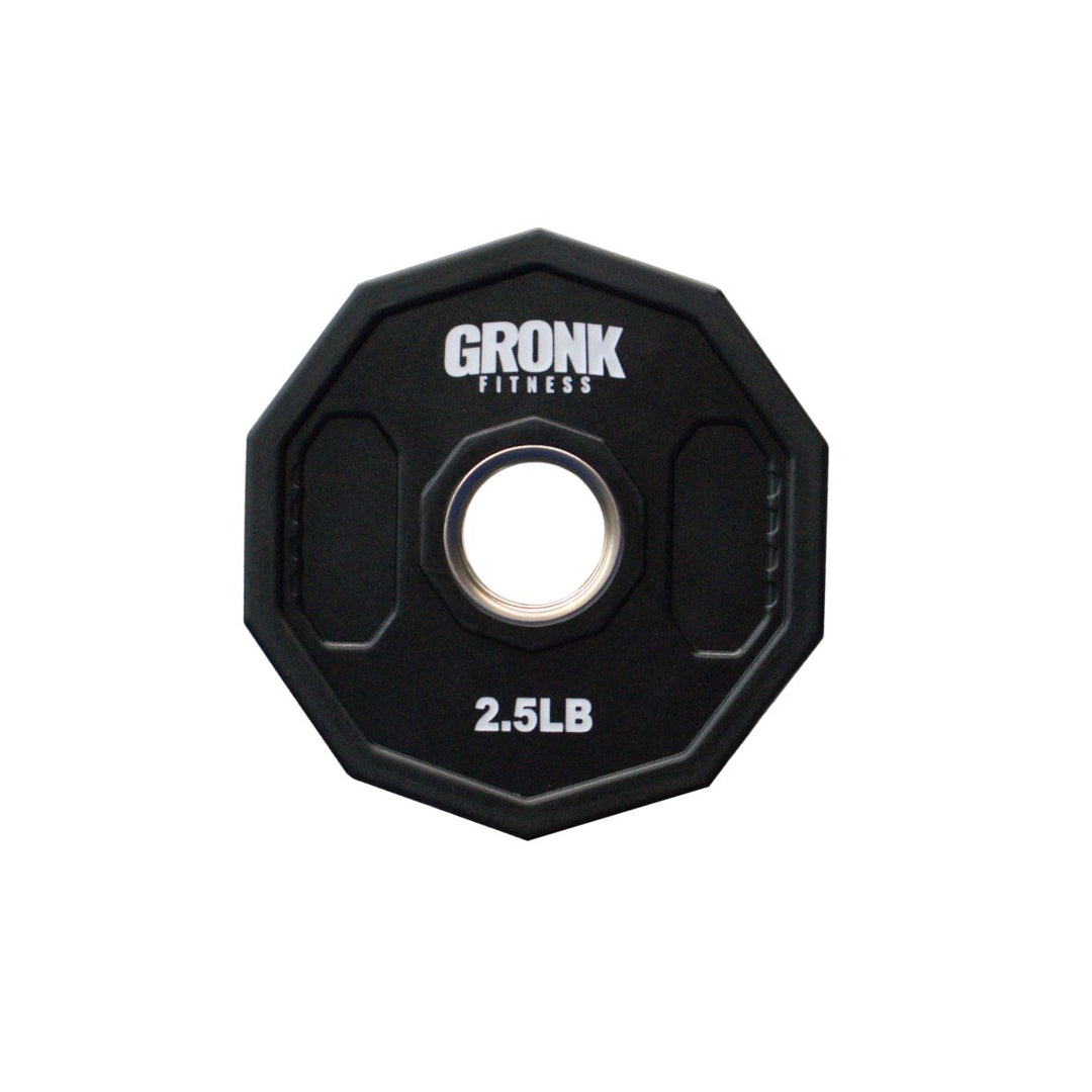 Gronk Fitness 10-Sided Urethane Olympic Grip Plates Gronk Fitness Products Variant(s) - LBWeight 1_1080x_a97c7674-c67c-4396-ad7a-9ec5f905af62