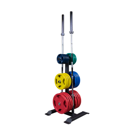 GWT56 2" Olympic Plate Tree and Bar Holder Body Solid Dumbell racks, power block stand, plate and bar storage, kettlebell racks, ball racks 29559439-9d5c-ed11-834a-0af6a9949c45_GWT56_.