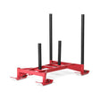 Professional Driving Power Sled Red XM Fitness Agility and Speed; jump ropes, climbing and battle ropes, ladders, sled, interval timer 3144-01_4