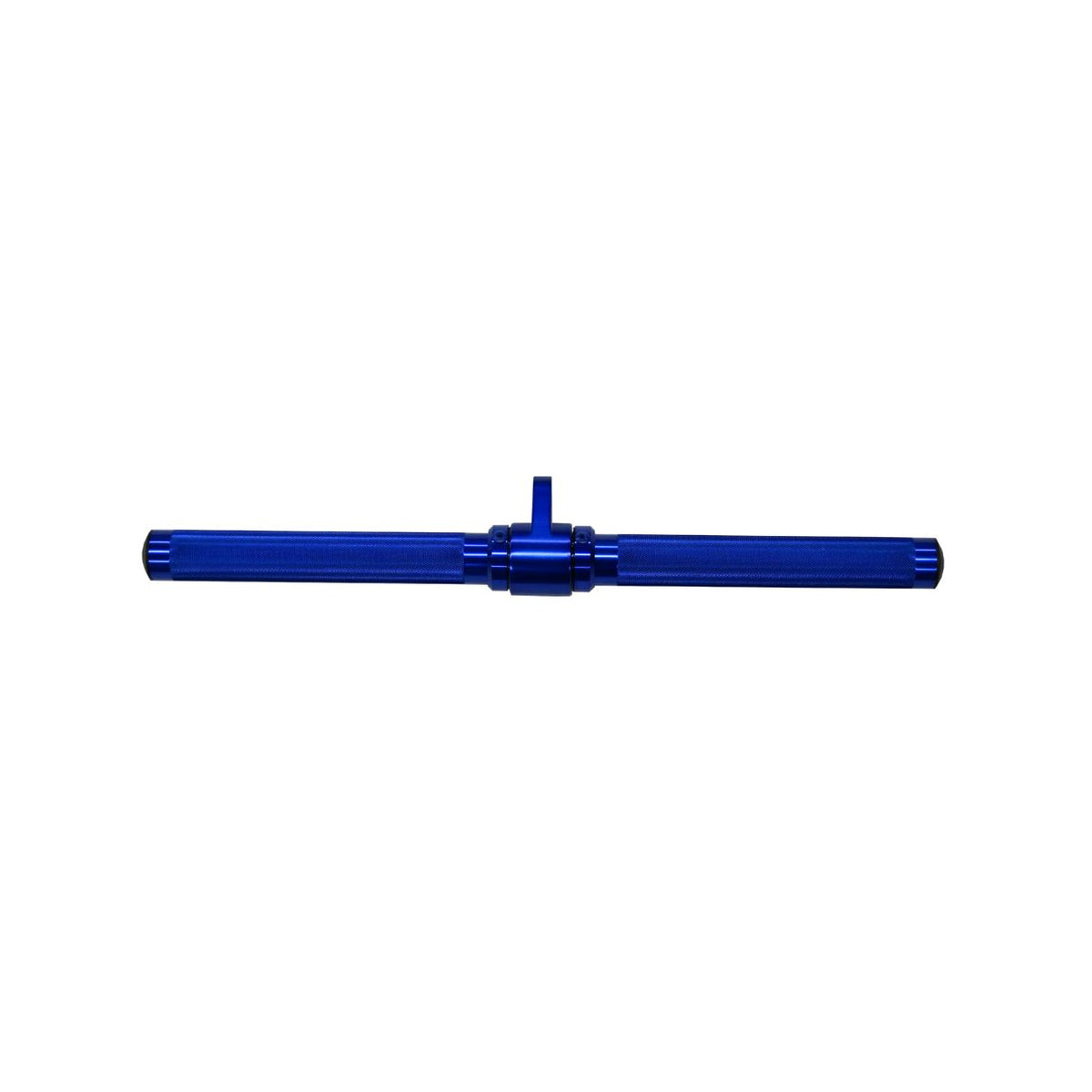 Gronk Fitness aluminum revolving straight bar, blue