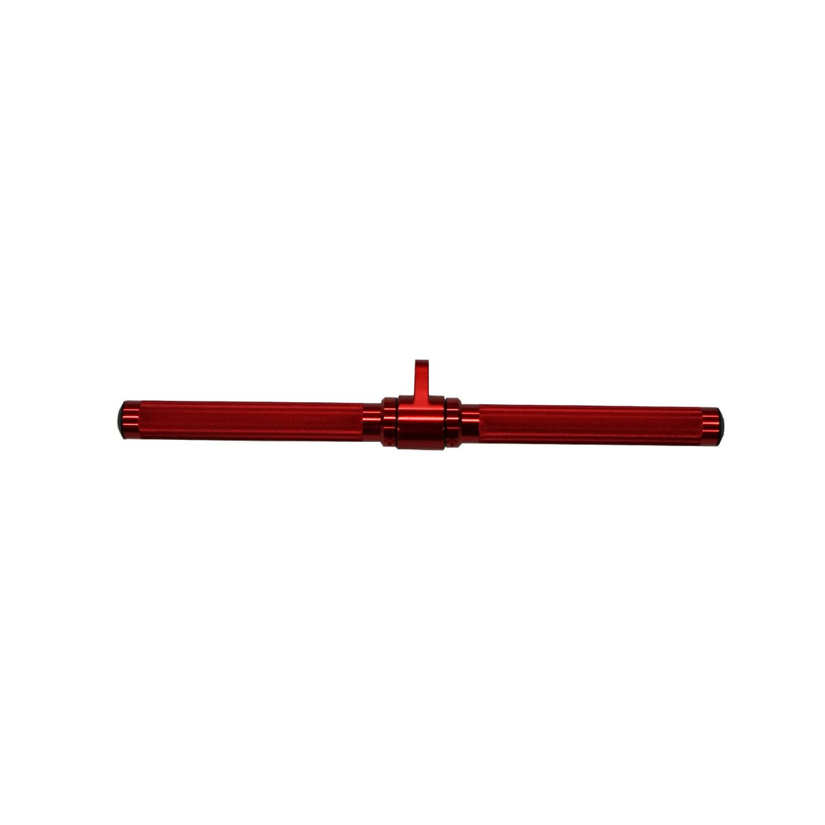 Gronk Fitness aluminum revolving straight bar, red