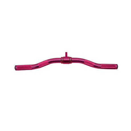 Gronk Fitness pink aluminum revolving curl bar