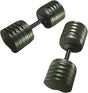 Nuobell Adjustable Dumbbell 100lb Tactical Green SMRTFT Dumbbells 61fAovwjS2L._AC_SL1500