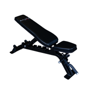 Body Solid SFID325B bench side view on concrete floor