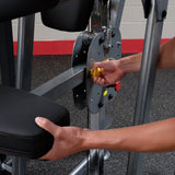 Body Solid FCD-STK Pro Select Weight Assist Chin-Up Dip Body Solid Home Gym, Small; Single stack or a-frame double stack (functional trainer). 5 functions or less DSCF7964__28280.1735662094_e5eba07e-234a-49ae-b811-2bf8c76c1a57