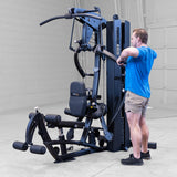 Body Solid - Fusion 600 Personal Gym | Black Body Solid Home Gym, Small; Single stack or a-frame double stack (functional trainer). 5 functions or less F600B_0O2A0810-1028__90033