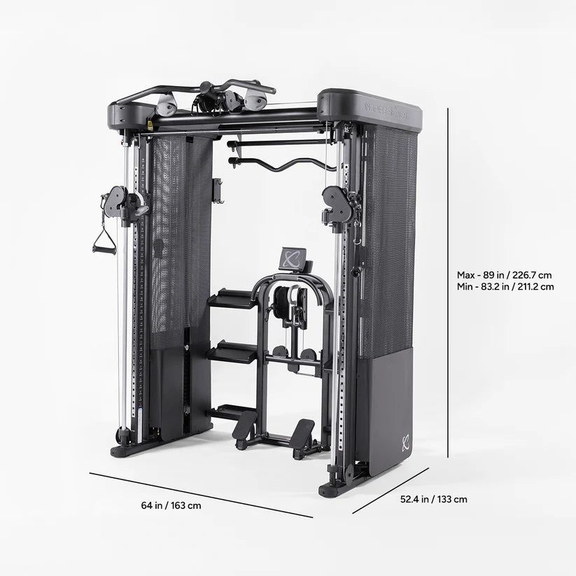 Inspire Series FT2 PRO Smith Functional Trainer Inspire Home Gym, labor intensive installation FT2-PRO_DIMENSIONS_1200x1200_1_1_itytwp_62c07b32-d480-42d6-87ec-b5d545dc5785