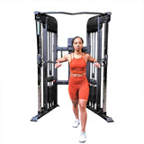 Body Solid GFT100 Functional Trainer, Stack x2 Body Solid Home Gym, Small; Single stack or a-frame double stack (functional trainer). 5 functions or less GFT100_DSF4316-fade__97391.1735917362