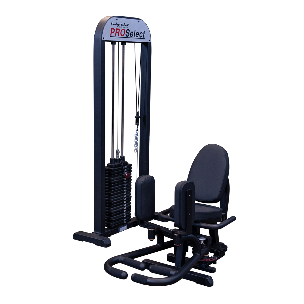 Body Solid - GIOT Inner/Outer Thigh Machine Body Solid Selectorized, single stack, assembly required GIOTB-with-STK_0O2A4929-hero-2500__43412