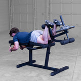 Body Solid GLCE365B Leg Extension Curl Machine Body Solid Modular; preacher curl, vkr, ab, roman chair GLCE365B-IMGL9995__55638.1735670937