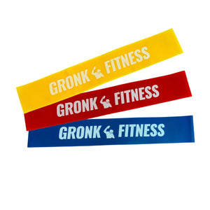 Gronk Fitness Resistance Exercise Bands (Mini-Bands)