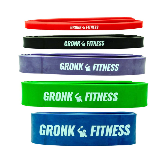 Premium Rubber Strength Bands Gronk Fitness Products Variant(s) - Resistance GronkFitnessStrengthBands-5pack_1800x1800_e385bf78-d7ee-4ecf-a76b-c02999dc3c57