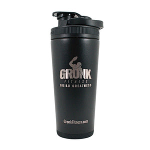 Ice Shaker, Gronk Fitness 20oz Black