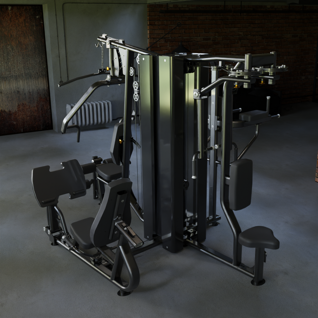 IRONAX X4S Four Station Multi-Gym Ironax Extreme Gyms EXM3000LPS, FSF3 IRONAXGYM11_6e58a991-6201-4eba-b14a-d3ef1f3e0d8a