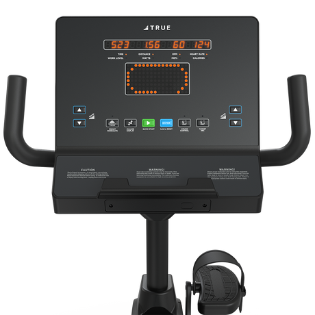 True Performance Series Recumbent Bike (Black) LCD Display TRUE Recumbent Bikes RR1-0A-35-Performance-Recumbent-Bike-user-view-LED_960