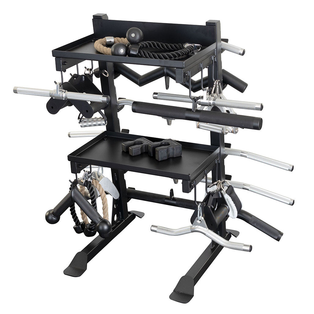 Body-Solid Pro ClubLine SAR100 Accessory Rack Body Solid Accessory Storage Racks and Stands SAR100_0O2A5338-K2__33159_v5nsnl