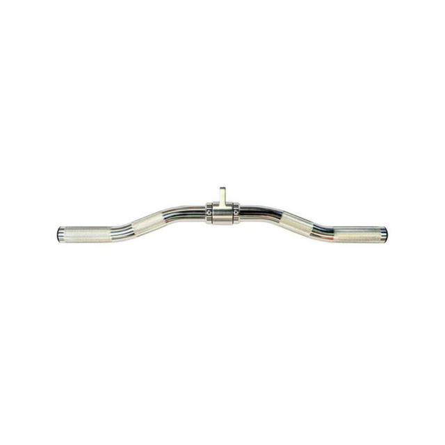 Gronk Fitness curl bar front view on white background