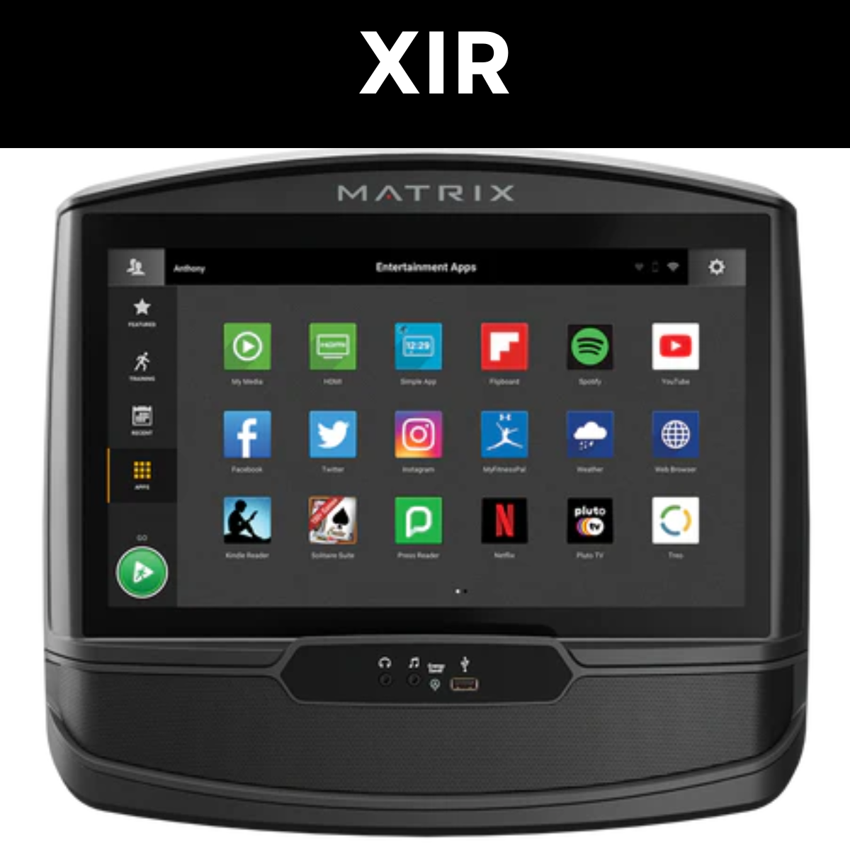 Matrix R50 Recumbent Bike with Console Matrix Bike; Recumbent XIR
