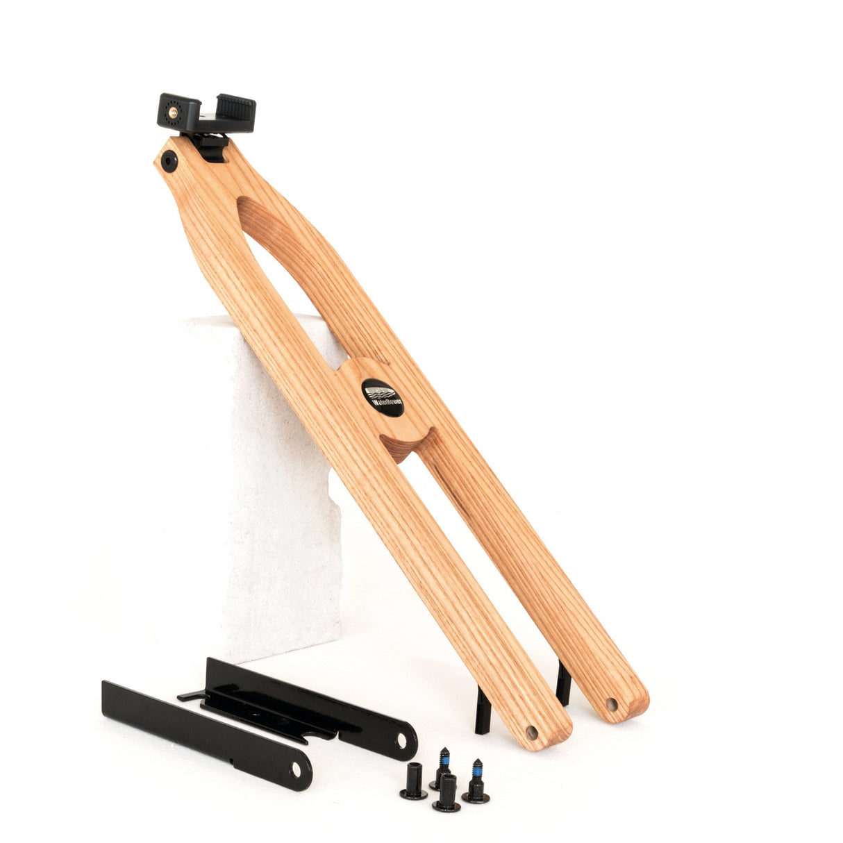 WaterRower Phone & Tablet Arm - Natural WaterRower Add-on installed items on all cardio. Laptop stands, hi-rise kits, cross-circuit kits, attachable TVs, myRide displays ash