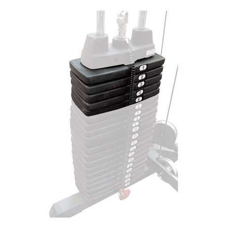 Body Solid - 50lb Selectorized Weight Stack Upgrade Body Solid Accessories; shrouds, pads, heavy stack body-solid_50lb-selectorized-weight-stack-upgrade_main