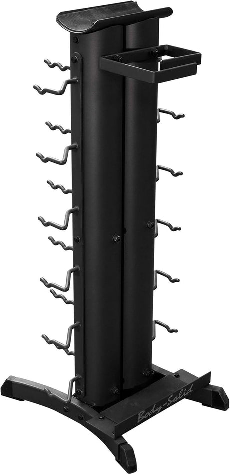 Body Solid Accessory Stand Holds 36 Items Body Solid Dumbell racks, power block stand, plate and bar storage, kettlebell racks, ball racks body-solid_accessory-stand-holds-36-items_view-2