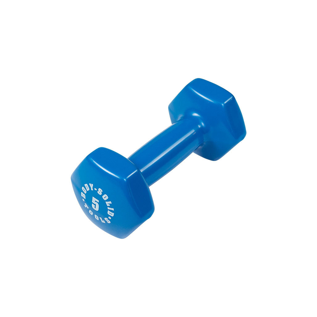 Body Solid BSTVD Vinyl Dumbbell | 5lbs Body Solid Dumbbells body-solid_bstvd-vinyl-dumbbell-5lbs_main
