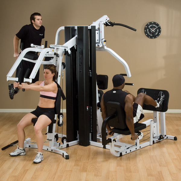 Body-Solid EXM3000LPS Multi-Station Gym Body Solid Extreme Gyms EXM3000LPS, FSF3 body-solid_exm3000lps-multi-station-gym_view-3