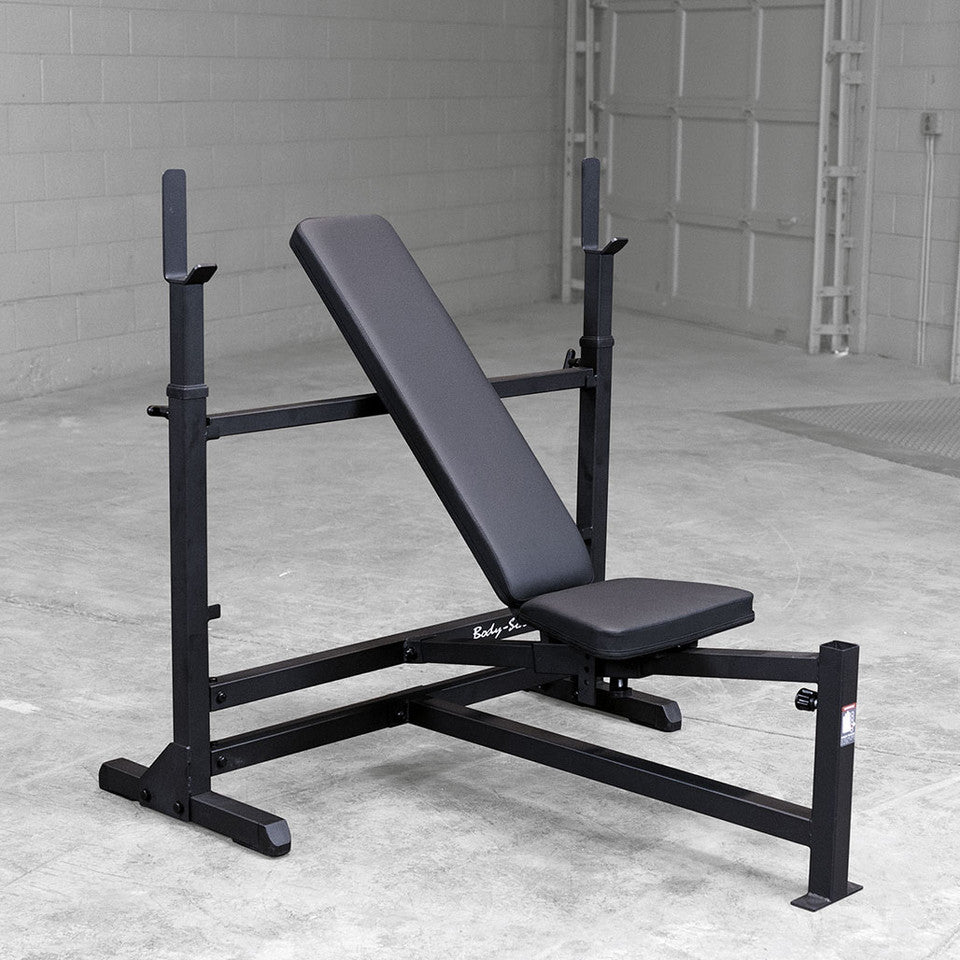 Body Solid GDIB46LB PowerCenter Bench Body Solid Bench; flat/incline/decline benches body-solid_gdib46lb-powercenter-bench_view-2