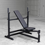 Body Solid GDIB46LB PowerCenter Bench Body Solid Bench; flat/incline/decline benches body-solid_gdib46lb-powercenter-bench_view-2