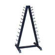 Body Solid GDR24B Vertical Vinyl Dumbbell Rack Body Solid Dumbell racks, power block stand, plate and bar storage, kettlebell racks, ball racks body-solid_gdr24b-vertical-vinyl-dumbbell-rack_main