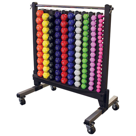 Body Solid - GDR500 with Vinyl Dumbbells, Package Body Solid Dumbell racks, power block stand, plate and bar storage, kettlebell racks, ball racks body-solid_gdr500-with-vinyl-dumbbells-package_main