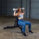 Body Solid SFID325B Flat Incline Decline Bench Body Solid Bench; flat/incline/decline benches body-solid_sfid325b-flat-incline-decline-bench_view-2