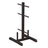 Body-Solid Standard Plate Tree & Bar Holder Body Solid Dumbell racks, power block stand, plate and bar storage, kettlebell racks, ball racks body-solid_standard-plate-tree-bar-holder_main