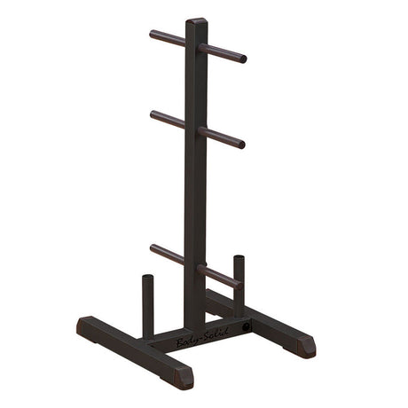 Body-Solid Standard Plate Tree & Bar Holder Body Solid Dumbell racks, power block stand, plate and bar storage, kettlebell racks, ball racks body-solid_standard-plate-tree-bar-holder_main