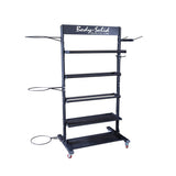Body-Solid GAR250 Multi Storage Tower Body Solid Dumbell racks, power block stand, plate and bar storage, kettlebell racks, ball racks bodysolid_gar250_front_1