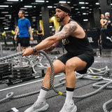 Centr x HYROX Official Competition Power Rope Hyrox Agility and Speed; jump ropes, climbing and battle ropes, ladders, sled, interval timer competition-power-rope-805641_dhvmlh