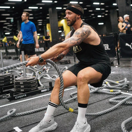 Centr x HYROX Official Competition Power Rope Hyrox Agility and Speed; jump ropes, climbing and battle ropes, ladders, sled, interval timer competition-power-rope-805641_dhvmlh