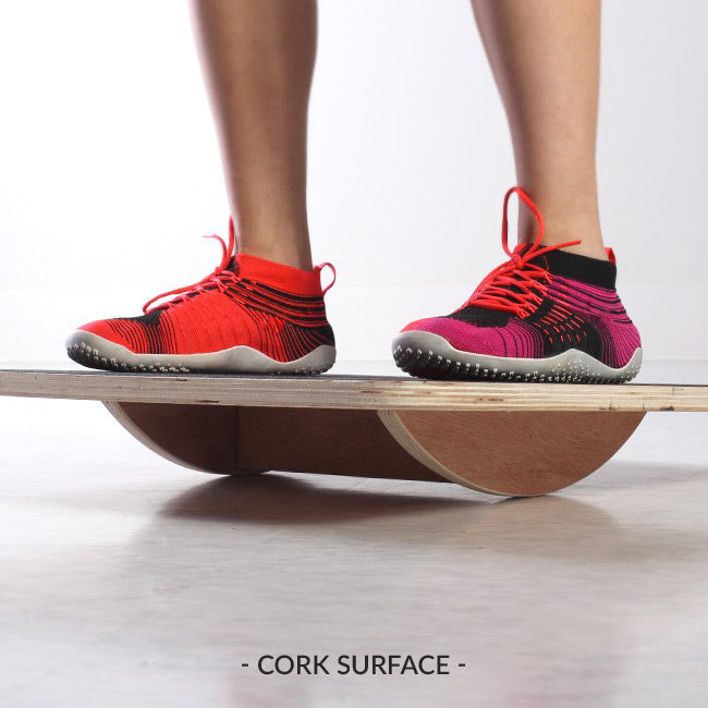 Element Fitness 20" Wooden Rocker Board Element Fitness Balance and stability; bosu, swiss, plyo-box element-fitness_20-wooden-rocker-board_view-5