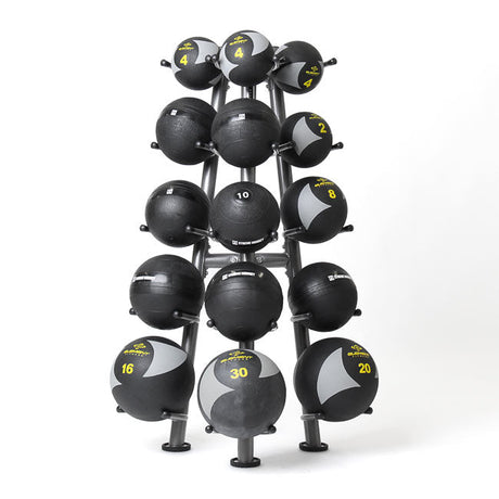 Element Fitness Medicine Ball Rack 15 Element Fitness Miscellaneous, specialized equipment mats, ice shaker, wipes, lube-n-walk, chalk element-fitness_medicine-ball-rack-15_view-2