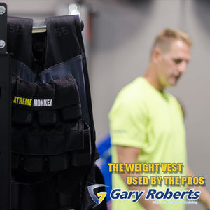 XM Fitness 35lb Commercial Weighted Vest, Adjustable