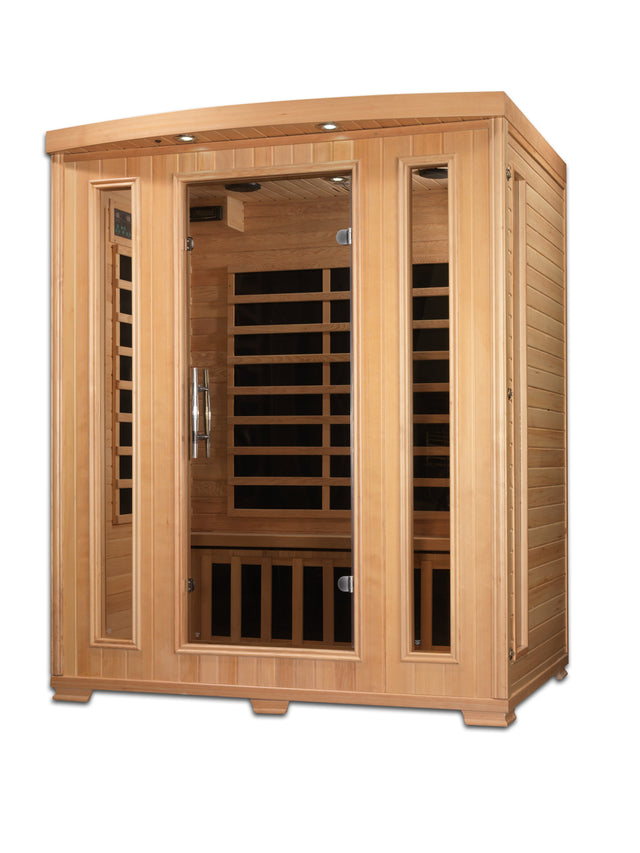 Pro 6 Melanie 3 Per Near Zero EMF FAR Infrared Sauna Golden Designs Recovery; foam rollers, advanced rollers, stretch and massage golden-designs_pro-6-melanie-3-per-near-zero-emf-far-infrared-sauna-1_main