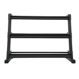 Gronk Fitness 3-Tier Dumbbell Storage Rack Gronk Fitness Products Dumbell racks, power block stand, plate and bar storage, kettlebell racks, ball racks gronkfitness_3-tier-dumbbell-storage-rack_view-2