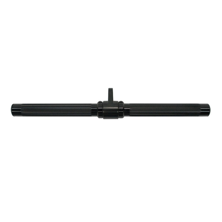 Gronk Fitness aluminum revolving straight bar, black