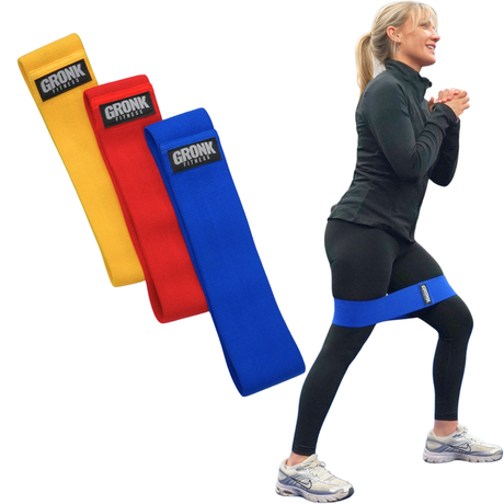 Gronk Fitness Circle Hip Bands | 3 pack w/ Mesh Bag - Light, Medium and Heavy Gronk Fitness Products Bands and tubing gronkfitness_circle-hip-bands-3-pack-w-mesh-bag-light-medium-and-heavy_main