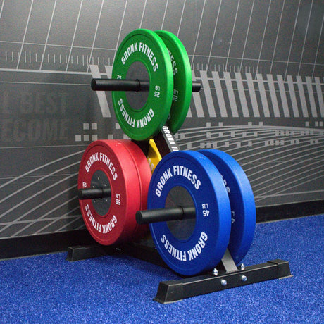 Gronk Fitness Compact A Frame Weight Tree Gronk Fitness Products Dumbell racks, power block stand, plate and bar storage, kettlebell racks, ball racks gronkfitness_compact-a-frame-weight-tree-2_view-2