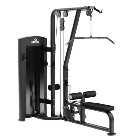 Gronk Dual Lat Pulldown and Low Row Selectorized - Final Stock Gronk Fitness Products Selectorized, single stack, assembly required gronkfitness_dual-lat-pulldown-and-low-row-selectorized-50-off_main
