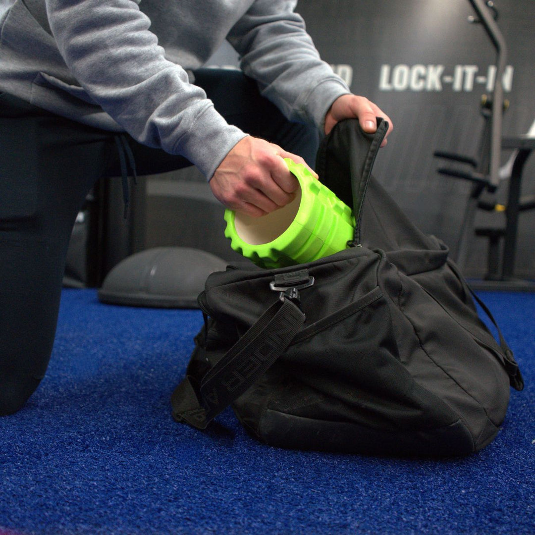 Gronk Fitness Green Foam Roller Gronk Fitness Products Recovery; foam rollers, advanced rollers, stretch and massage gronkfitness_green-foam-roller_view-4