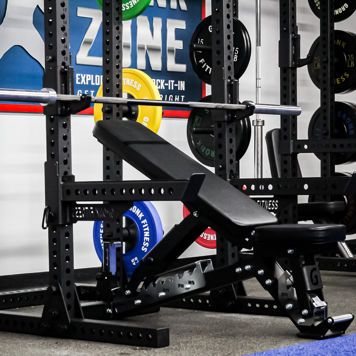Gronk Fitness Gridiron Series - Heavy Duty Commercial FID Bench | Matte Black Gronk Fitness Products Bench; flat/incline/decline benches gronkfitness_gridiron-series-heavy-duty-commercial-fid-bench-matte-black_view-4