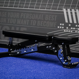 Gronk Fitness Gridiron Series - Heavy Duty Commercial FID Bench | Matte Black Gronk Fitness Products Bench; flat/incline/decline benches gronkfitness_gridiron-series-heavy-duty-commercial-fid-bench-matte-black_view-5